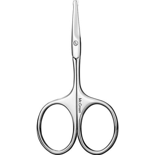 Mr.green德国鼻毛剪胡子专用小剪刀男手动圆头神器胡须鼻子修剪器