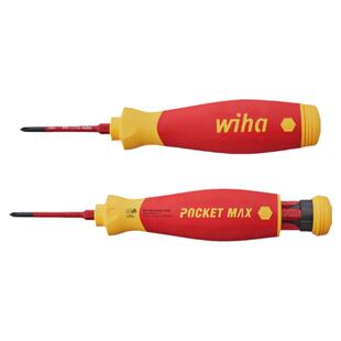 德国wiha威汉多功能螺丝刀进口电工专用改锥绝缘十字一字套装空开