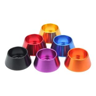 固万基彩色铝合金垫片圆柱头杯头内六角螺丝螺栓垫圈螺丝帽M2-M8