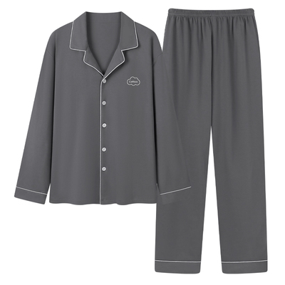 三层夹棉男士冬季睡衣加厚可外穿