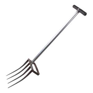 翻地松土神器户外挖地开荒锄头农用工具大全种菜人工深翻钢叉耙子