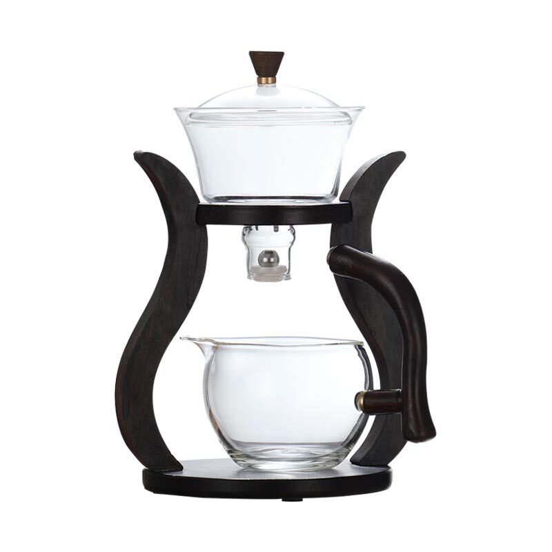宫灯全自动玻璃透明耐热功夫茶具