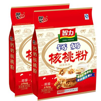 智力加钙脑健康牛奶冲饮核桃粉