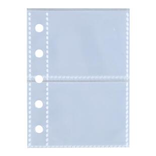 M5卡册活页内页两宫格PP高透材质爱豆2寸照片迷你贴纸收纳册活页