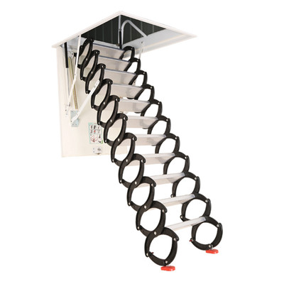 钛镁合金伸缩隐形升降消防楼梯