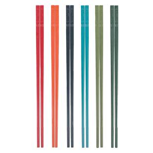 双立人六色筷子耐高温家用高档网红彩色筷子一人一筷分餐官方旗舰