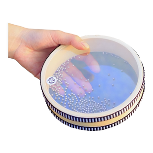 双面海浪鼓 海洋鼓手鼓 木质大海声手拍手摇鼓 民谣 冥想音疗助眠