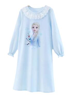 冰雪奇缘女童装爱莎睡裙