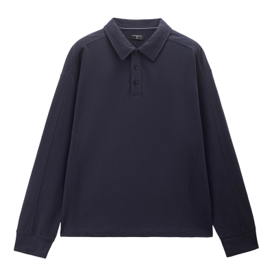 Giordano纯棉长袖POLO破骨
