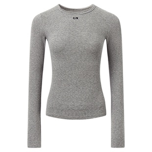 ChicChick时髦小鸡 超柔软 秋冬万用白碎花/灰条纹亲肤花边打底衫