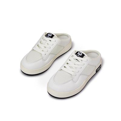 ARTICLE NO.复古厚底汉堡鞋休闲半拖时尚百搭潮流增高单鞋秋冬款