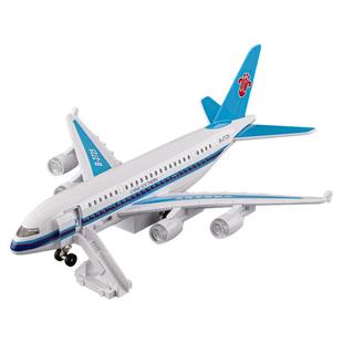 大号飞机模型仿真合金可开门带旋梯A380客机中国民航航空儿童玩具