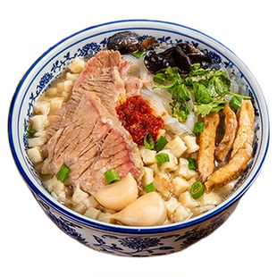 正宗老米家羊肉泡馍回民街西安特产牛肉小炒陕西美食方便速食