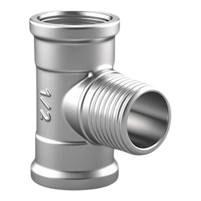 304不锈钢水管接头直接弯头三通