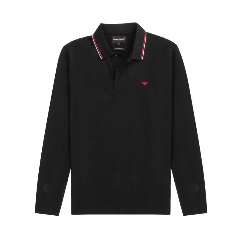 【自营】EMPORIO ARMANI男士长袖POLO8N1FB5 1JPTZ藏蓝