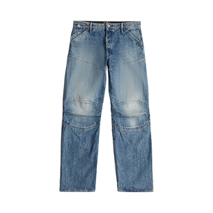 G-STAR RAW男款5620 3D机车宽松美式13盎司冬季厚款牛仔裤D23697