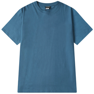 ins日系文乐潮牌男女t恤短袖衫情侣纯色纯棉打底衫夏季学生t恤bf