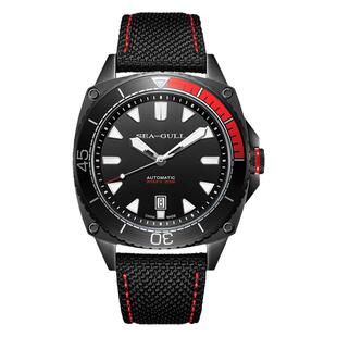 海鸥表男士机械手表海洋系列蛟龙系列200M防水国腕表831.22.6058H