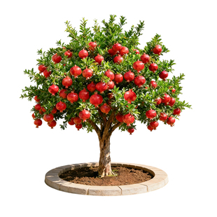 石榴树树苗庭院果树老桩突尼斯软籽无籽蒙阳红石榴盆栽特大带土球