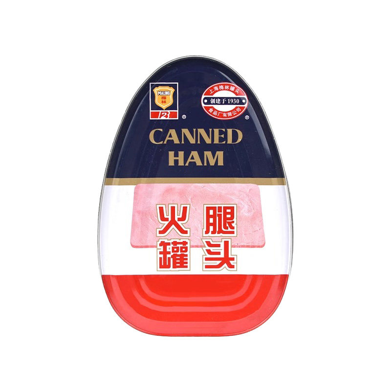 梅林火腿午餐肉罐头340g猪肉即食方便菜速食夹经典罐装异型美味