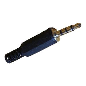 插头插座DC耳机插头 4节3.5双声道耳机插头 音视频3.5M插头