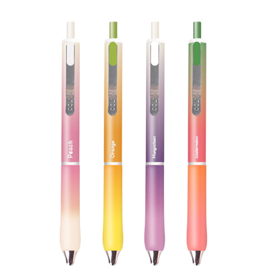 柯林升度果色按动中性笔变色温控