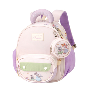 SXZEBRA尚喜马幼儿园书包女孩3-6岁儿童宝宝双肩包外出可爱多拿包