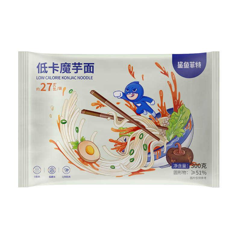 0脂肪低卡魔芋面凉面方便速食