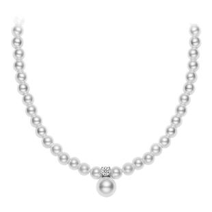 Julius/聚利时珍珠项链女2026新款气质法式小香风锁骨链小众设计