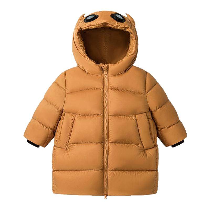 [真心绒]迷你巴拉巴拉男女童羽绒服保暖宝宝儿童外套长款冬新品