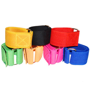 二人三足绑带户外团建游戏道具捆脚带协力竞走比赛魔术贴绑脚绳子