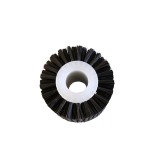工业机械尼龙清洗除尘滚筒刷辊小型空筒抛光刷空心圆形毛刷辊轮