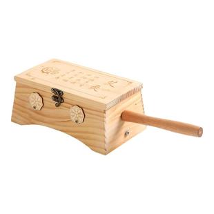 艾灸盒随身灸家用灸罐中医院同款艾灸器具实木腹部全身通用温灸器