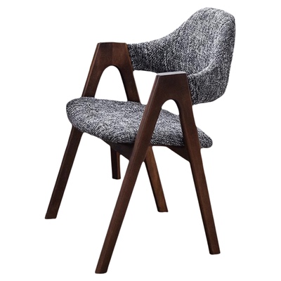 家逸实木北欧餐椅凳子靠背电脑