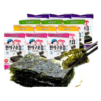 韩国进口食品zek烤海苔