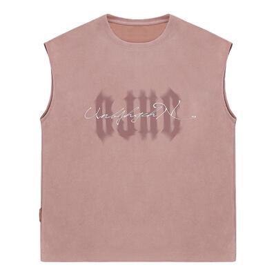 虚影BJHG夏季麂皮绒运动T恤背心