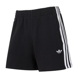 【自营】Adidas阿迪达斯短裤女装休闲裤运动针织宽松训练裤JW5109
