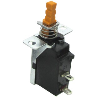 LEJUN推荐大电流12A电暖器按键按钮 MPS烤面包机二脚自锁电源开关