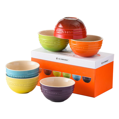 米饭碗酷彩陶瓷高颜值家用珐琅碗