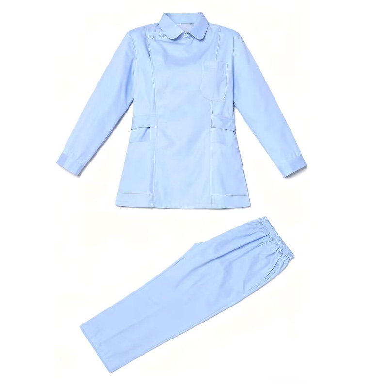南丁格尔圆领长袖护士服套装短袖