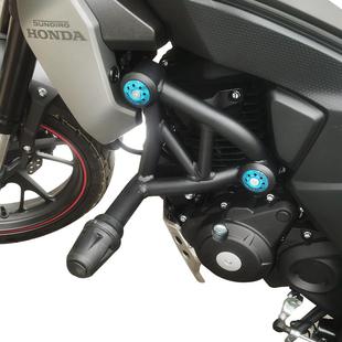 适用新大洲本田CBF190TR保险杠鸷道CB190SS前护杠防摔竞技杠尾架