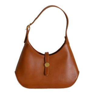 摩西奶奶头层牛皮豌豆包腋下包高级感小众百搭斜挎包2025秋冬新款