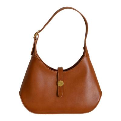 头层牛皮豌豆包腋下包百搭斜挎包