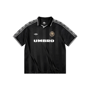umbro茵宝官方短袖运动POLO衫新款串标复古球衣男士足球T恤衫夏季