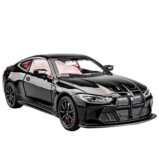 宝马m4跑车模型仿真合金车模摆件赛车儿童玩具车男孩汽车模型收藏