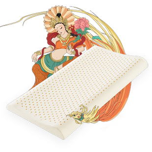 【自营】Tatex泰国原装进口纯天然乳胶枕头超低超薄枕护颈椎专用