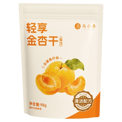 马小养0蔗糖金杏干+苹果汁