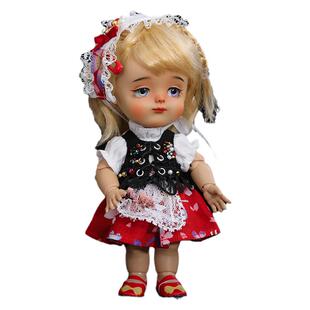 8分BJD娃娃Zye小芝微笑大头玩偶Mong/SD树脂关节人形玩偶手工娃娃