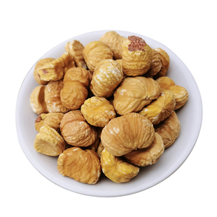 金秋铭栗板栗干风干板栗仁干货1斤晒干生栗子仁包粽子板粟子特硬