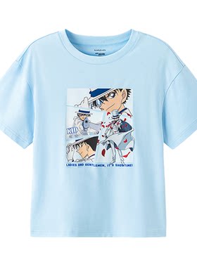 名侦探柯南IP男童短袖T恤夏装